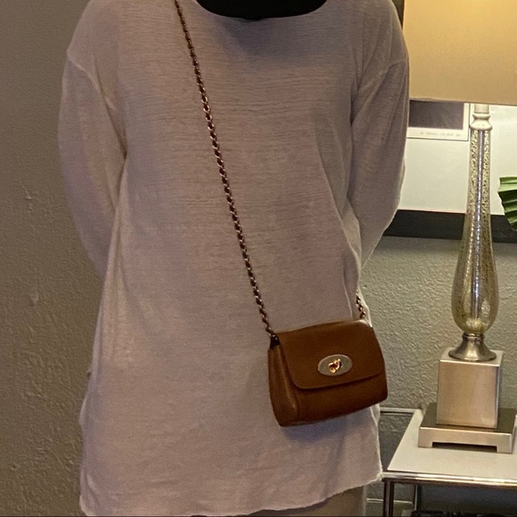 Sold Mulberry Mini Lily Natural Oak Leather - Picture 7 of 9